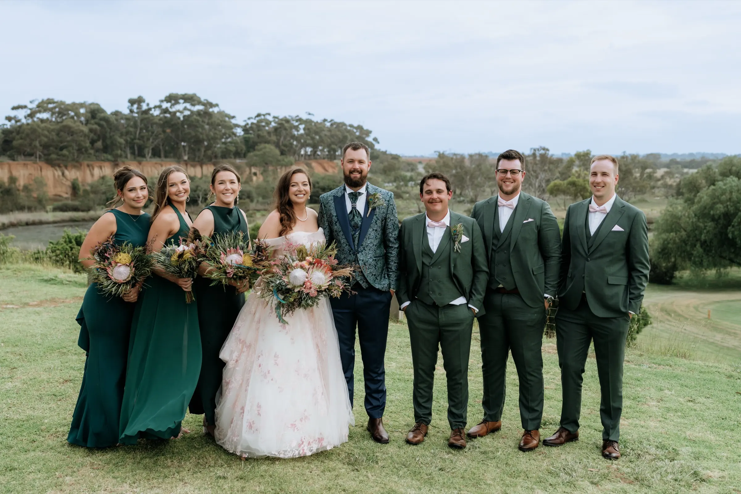 Wedding reception moment