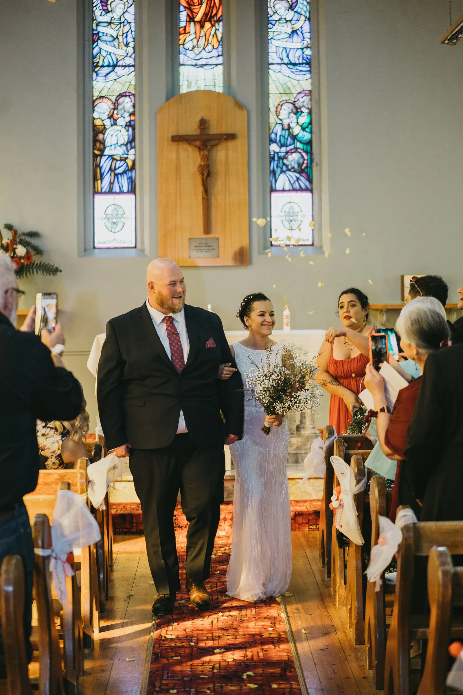 Couple at St Peter's Church, Clarke's Hill