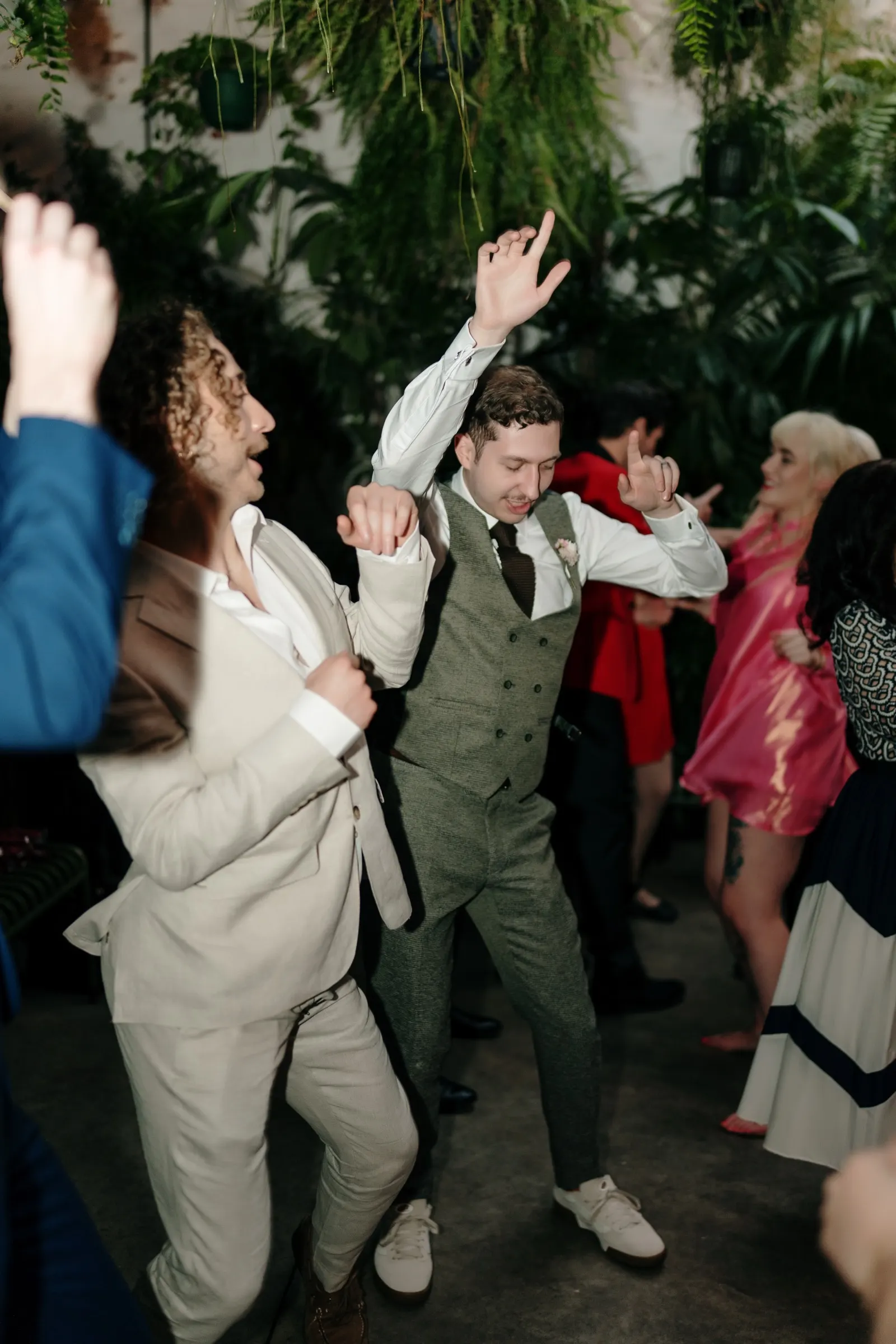 Pre-ceremony moment at Glasshaus, Stanley Street